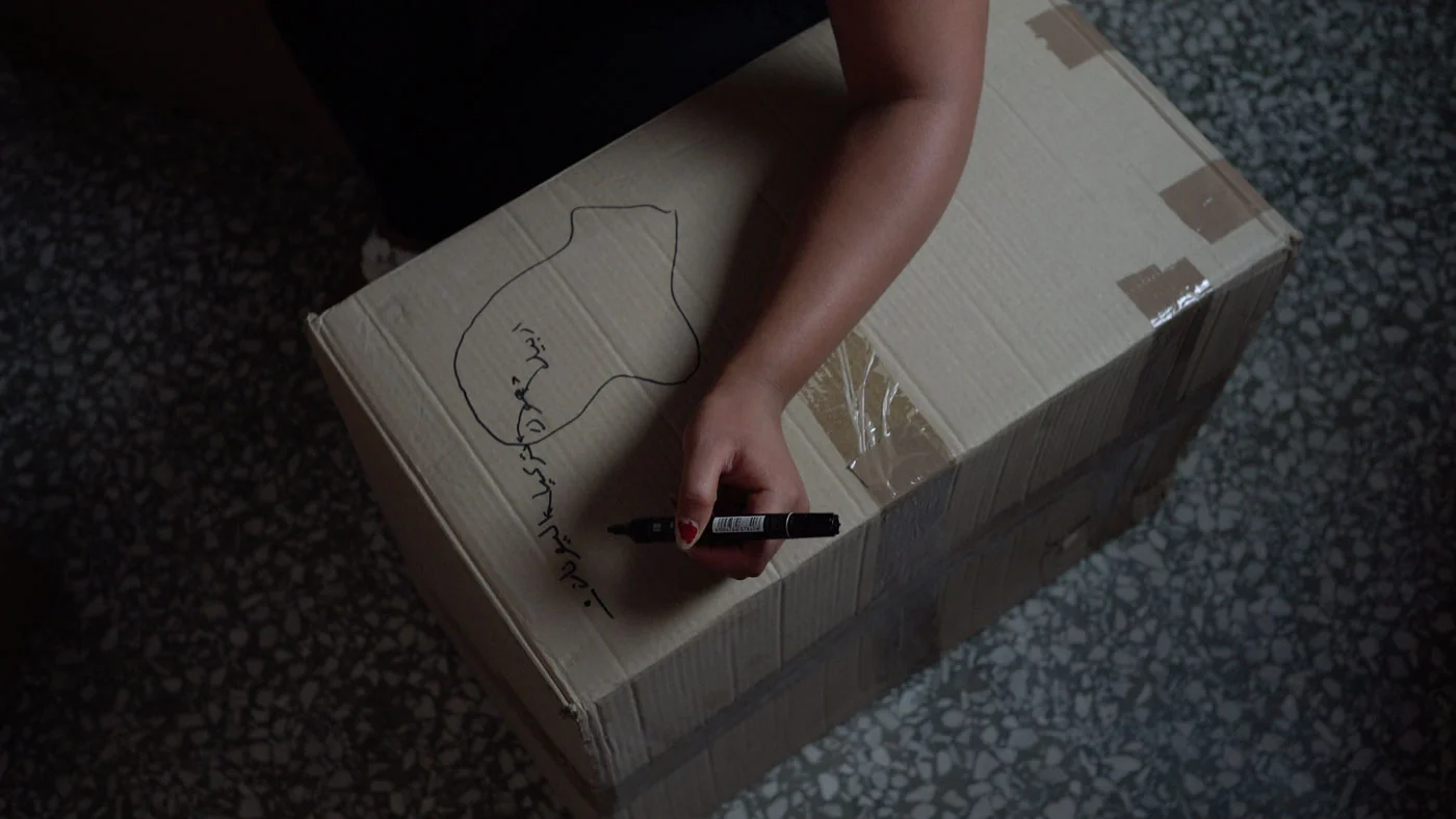 Middle Eastern refugees draw their stories of enforced migration in Joshua Olsthoorn and Lefteris Kaltsas’ Interlude.