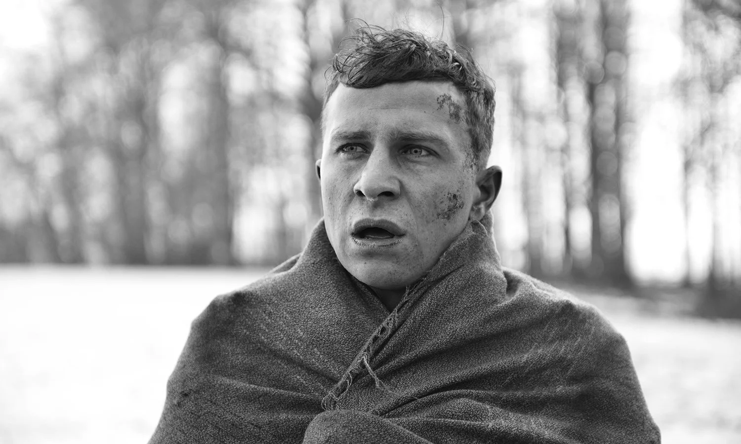 The Captain opens with an ordinary German soldier on the run in the final days of World War II.