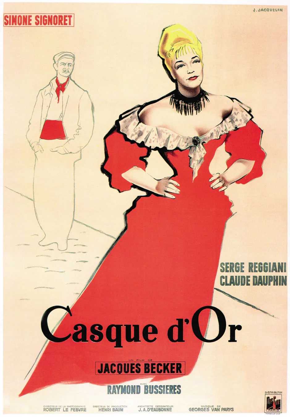 Original poster of Casque d’Or (1952).