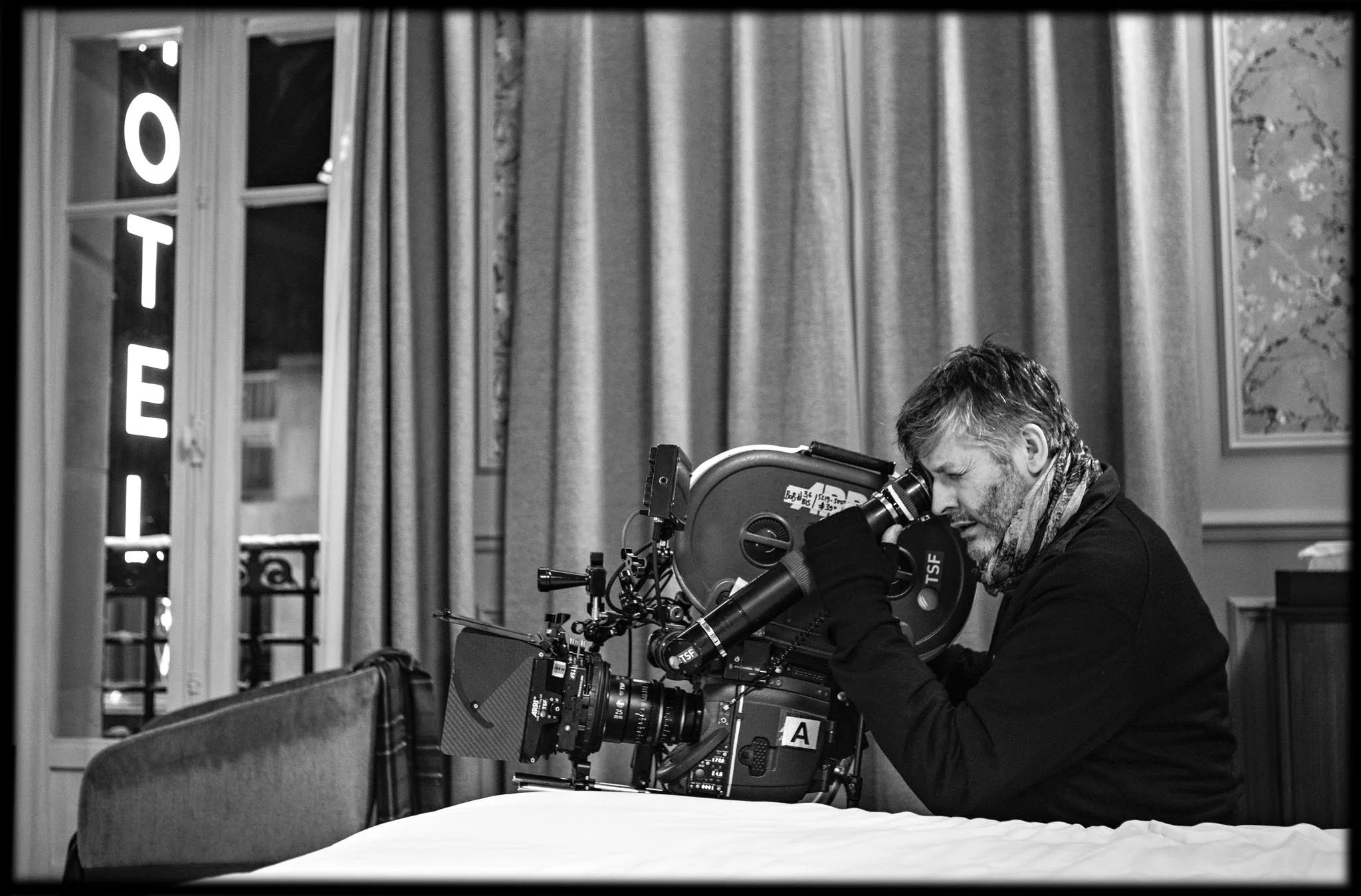Christophe Honoré shooting his new film, Musique de Chambre.