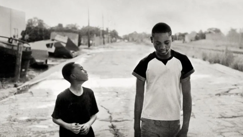 Half brothers Ronaldo King, 14, and Titus Turner, 9, are the protagonists of one narrative strand in the hybrid documentary, What You Gonna Do When the World’s on Fire? .