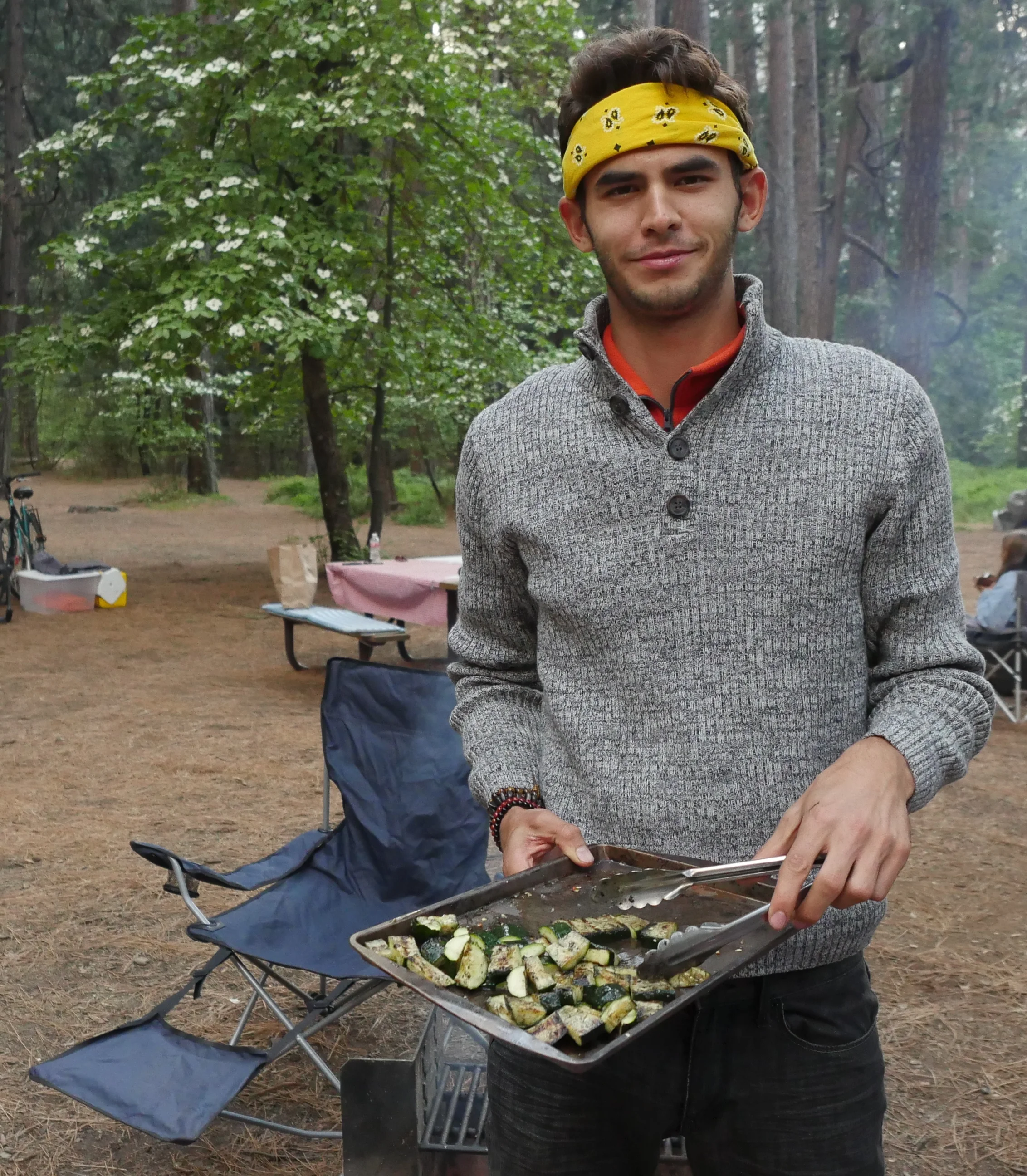 Off the grid cooking in Yosemite!