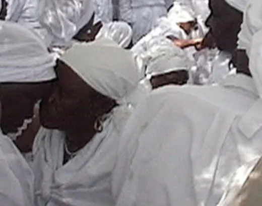 Ceremonial salutation.