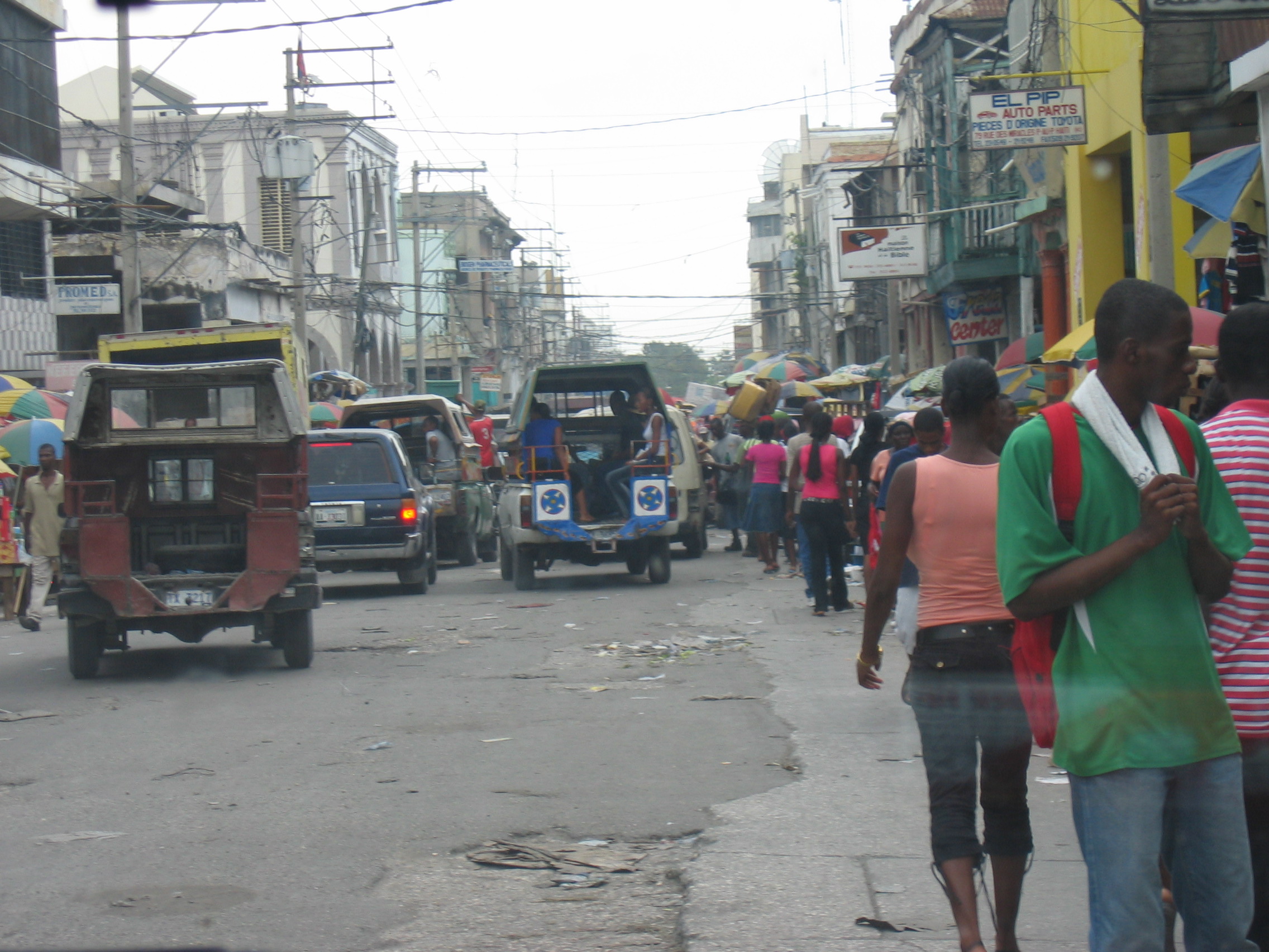  Downtown Port-au-Prince. 