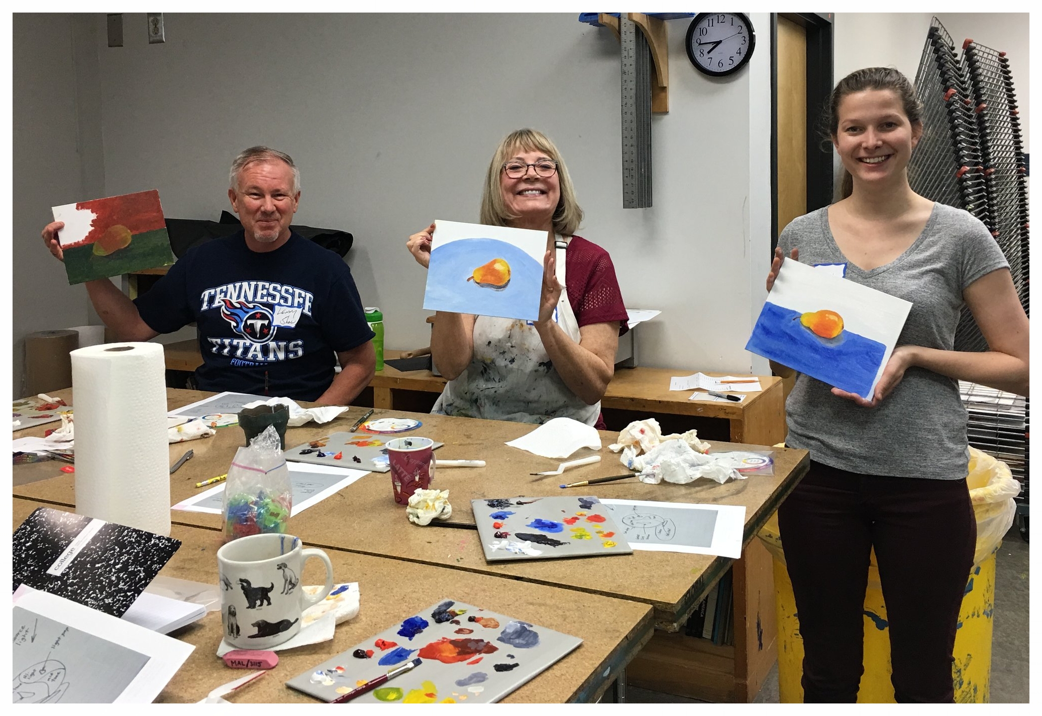2017 Students, Introduction to Oil Painting