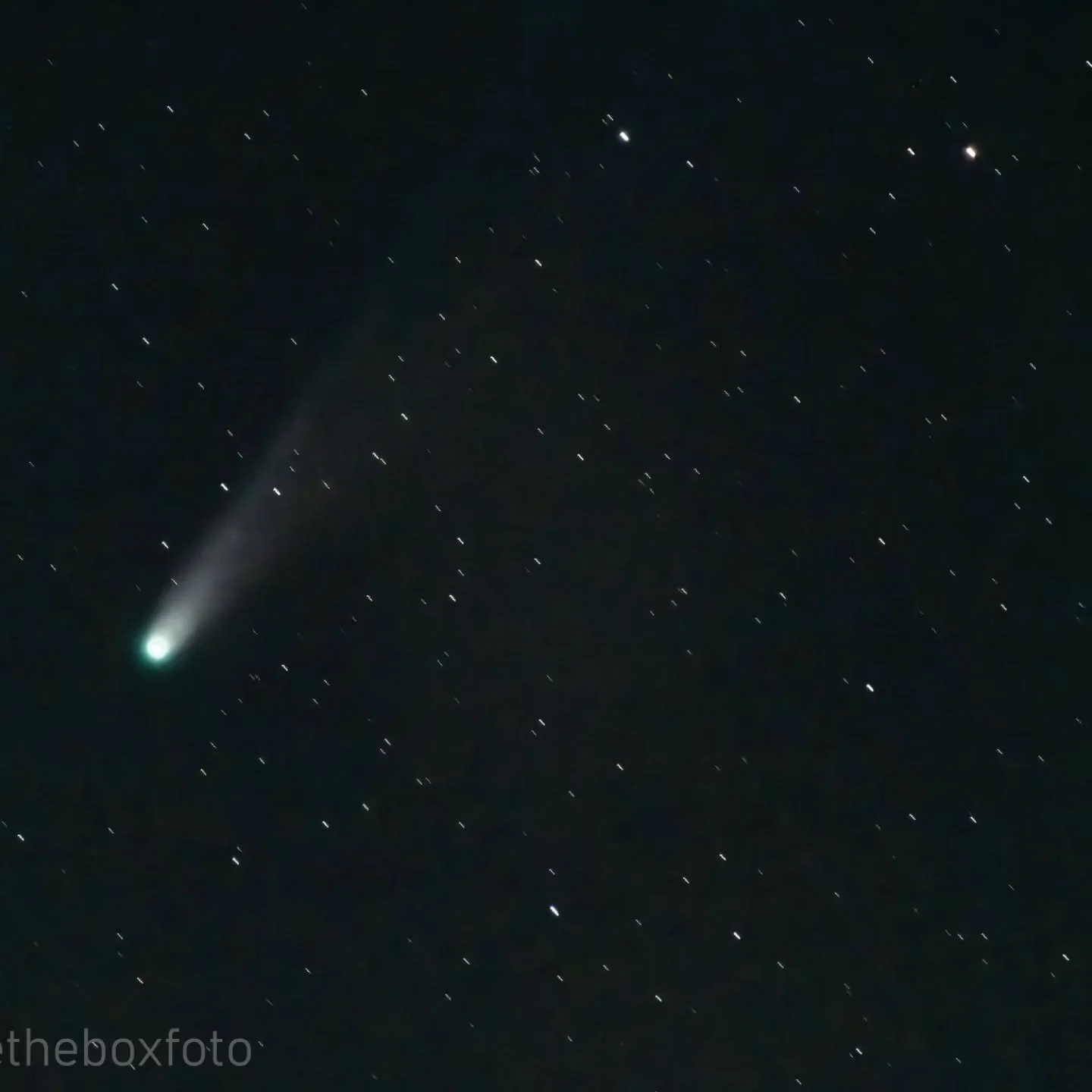 Well, the good news regarding Comet Lemmon is that the sky was clear when I attempted to find it. Not so good was that it was incredibly faint and there was some lighting at my chosen location to get a good view of the horizon that probably didn't he