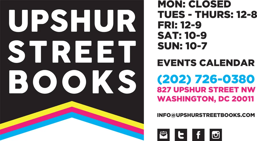 Book Launch Reading at Upshur Street Books