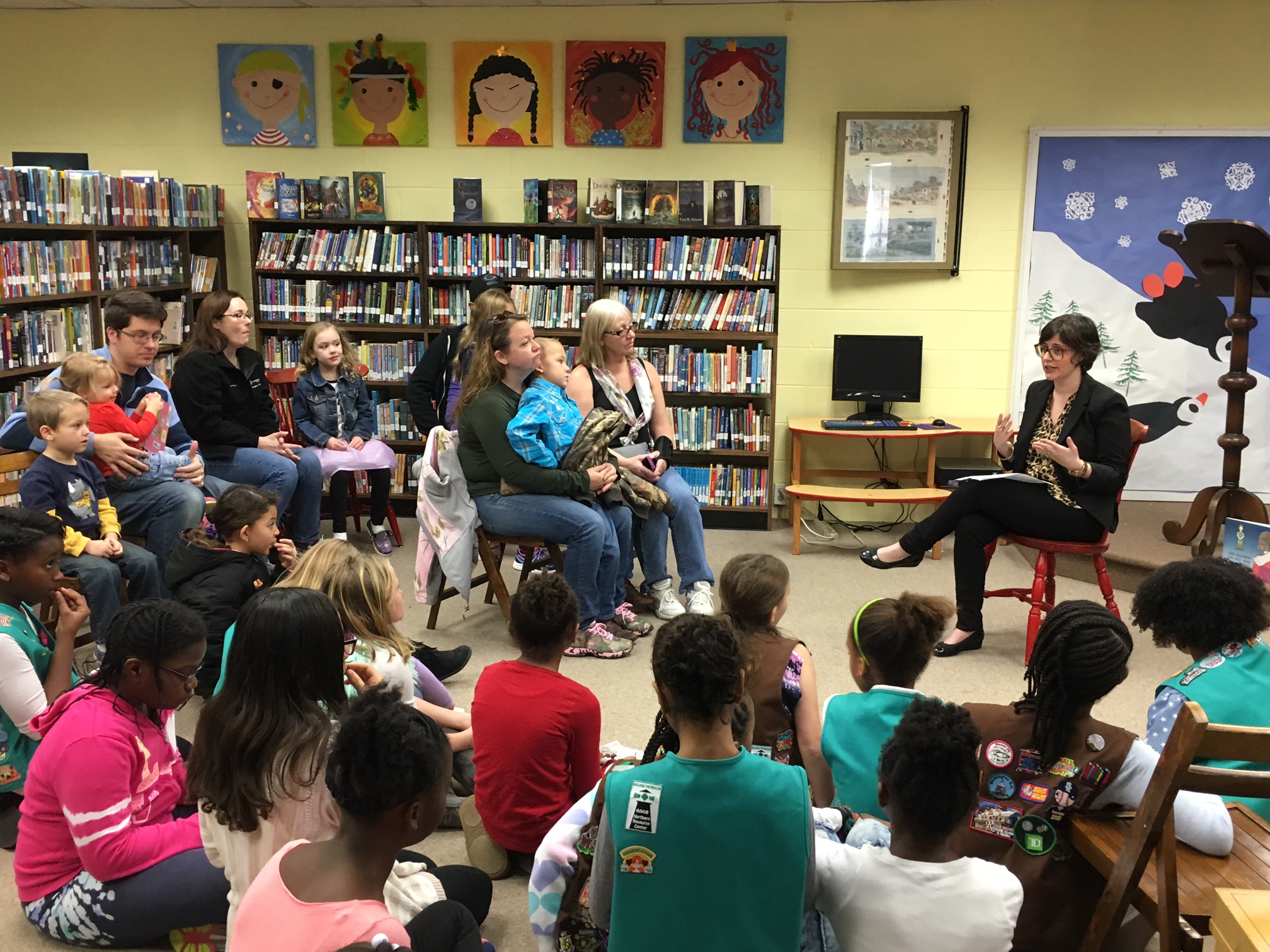 Speaking at the Corbit-Calloway Memorial Library on January 16, 2016
