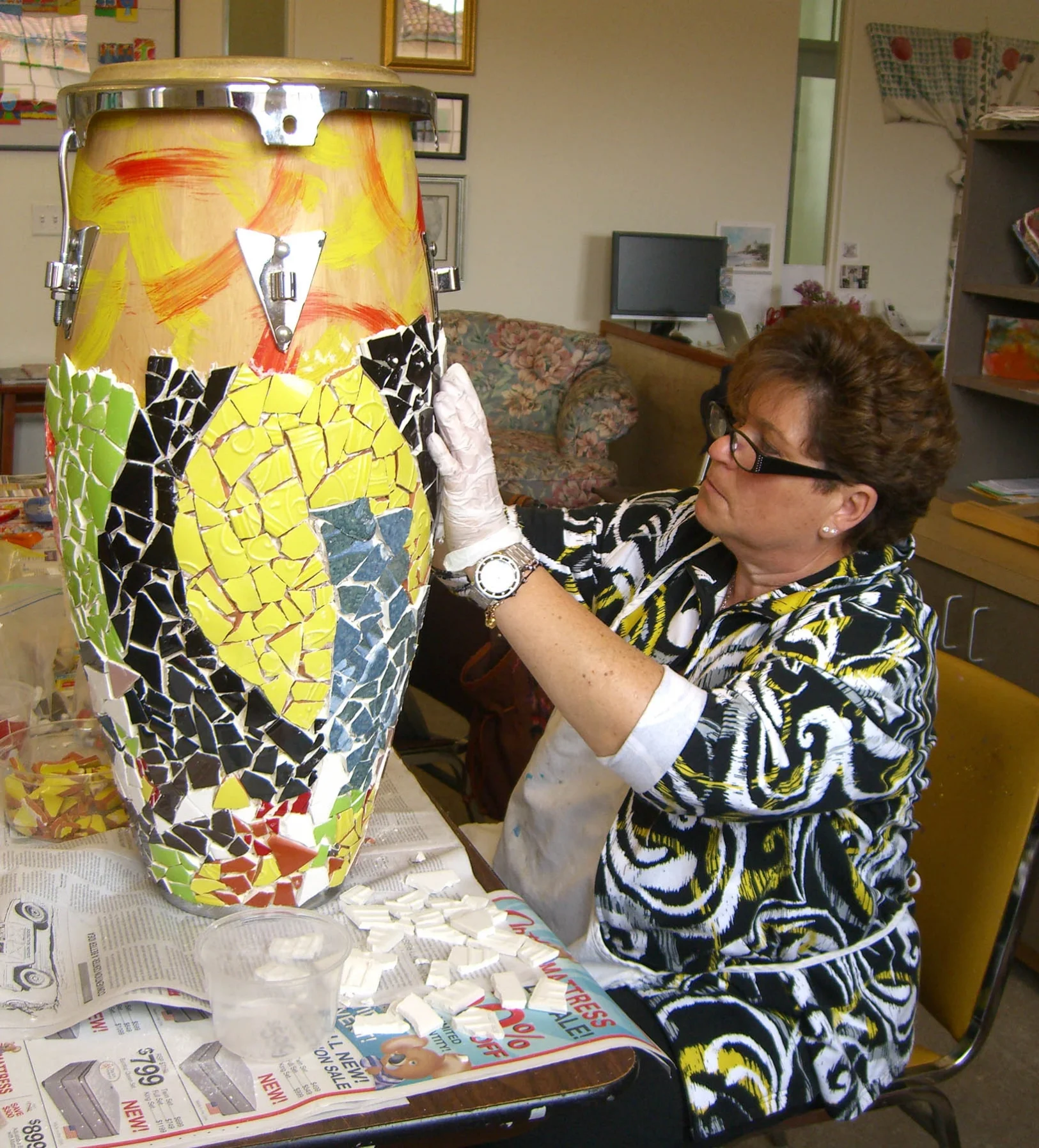 Student Sara's Mosaic Conga