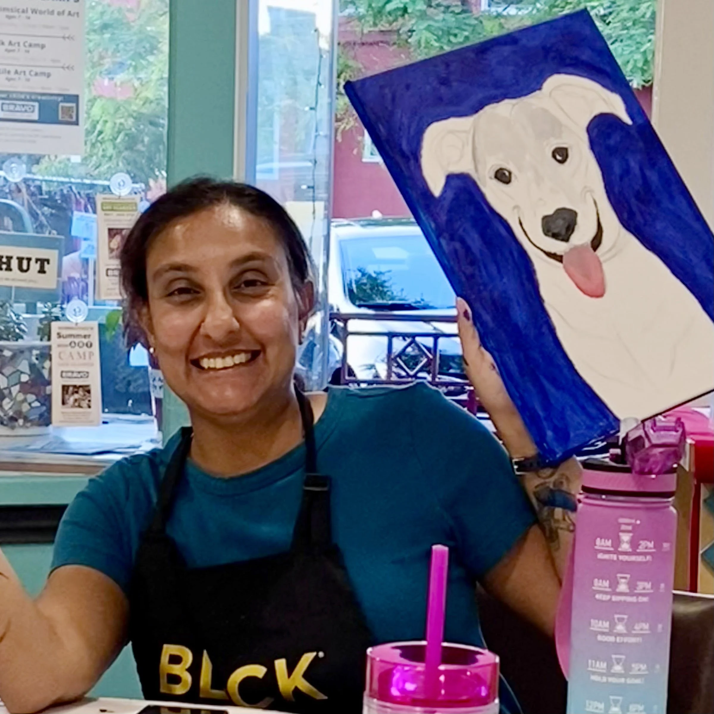 IMG_7889 Reena paints Daylight the dog.jpeg