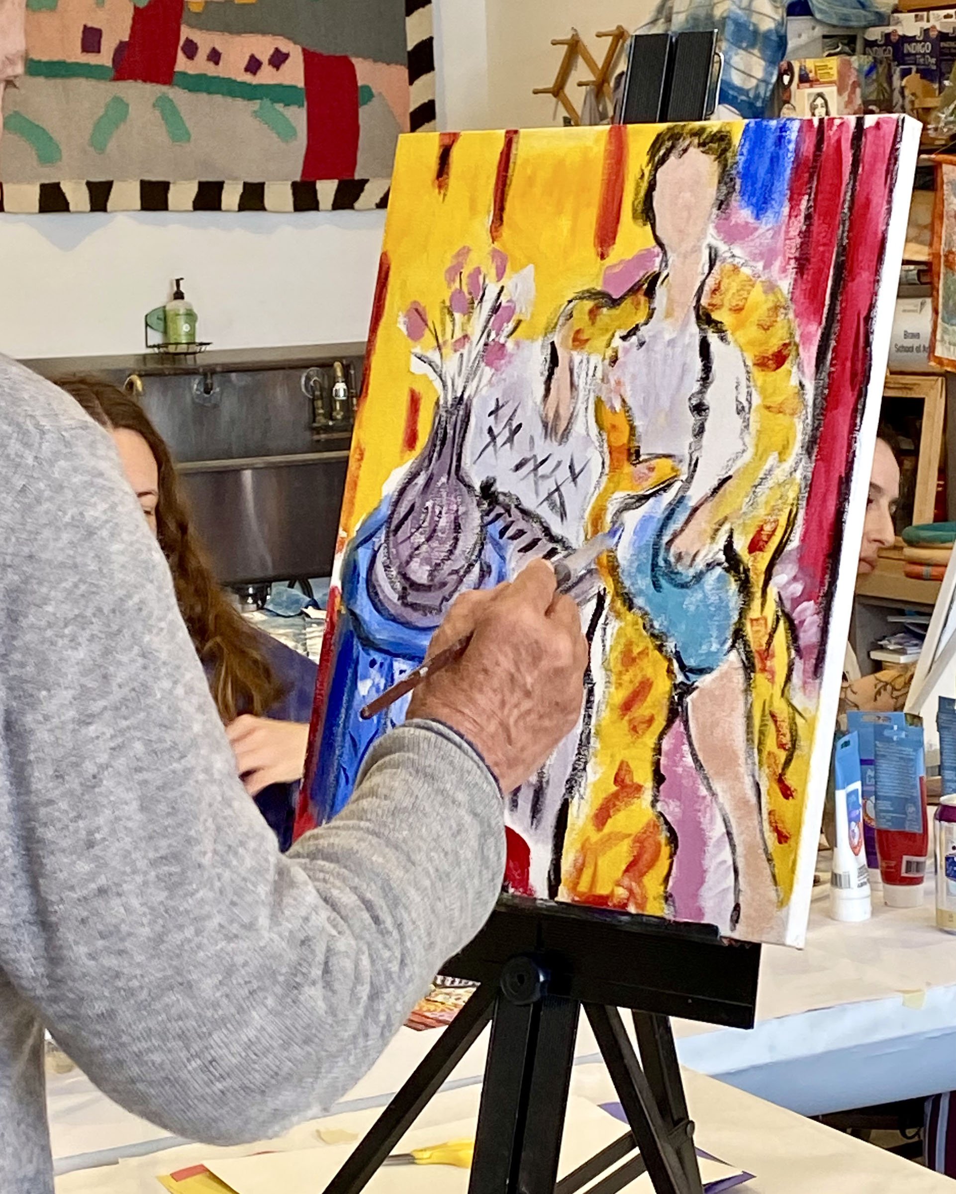 IMG_0237 Deb paints matisse yellow robe.jpeg