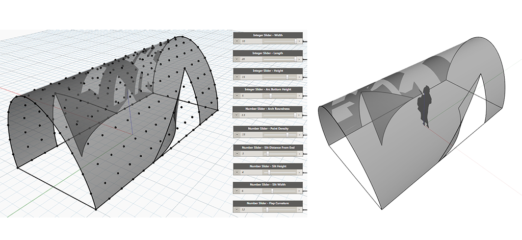 The Dynamo file for this "sketch model" can be downloaded HERE .