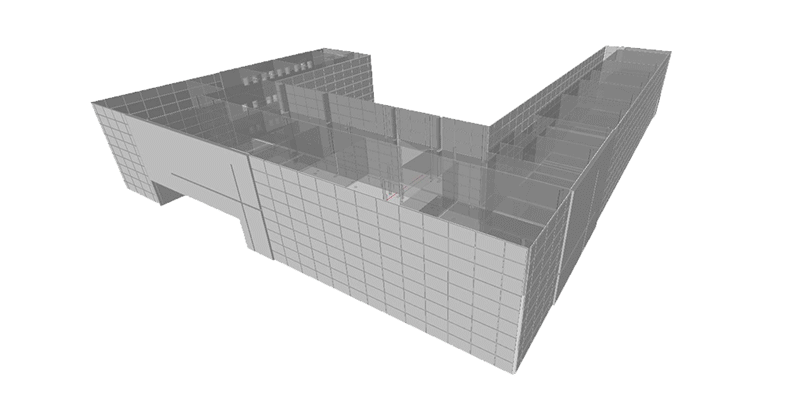 OBJECTIVES: Target specific rooms in the Revit model by Room Number, isolate the exterior Wall/Window elements specific to that room, calculate total area of exterior facade for each Room, understand composition of vision to solid materials, and assist with code calculations such as light & ventilation.