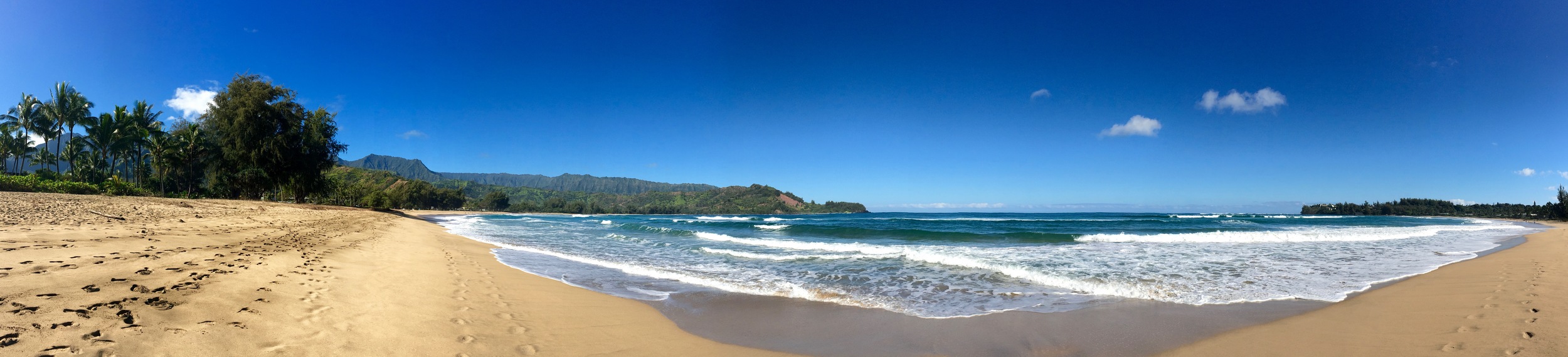 Hanalei Beach. 