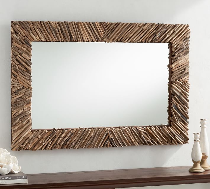 Natural Driftwood Mirror - $343