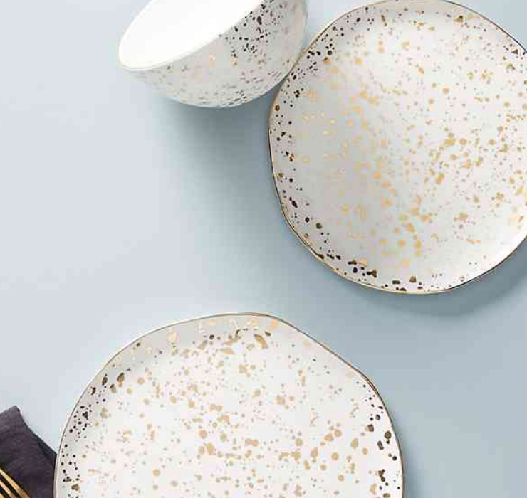 Mimira Dinner Plates - Anthropologie