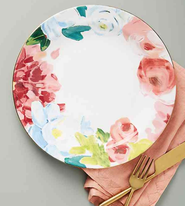 Anais Dinner Plate - Anthropologie