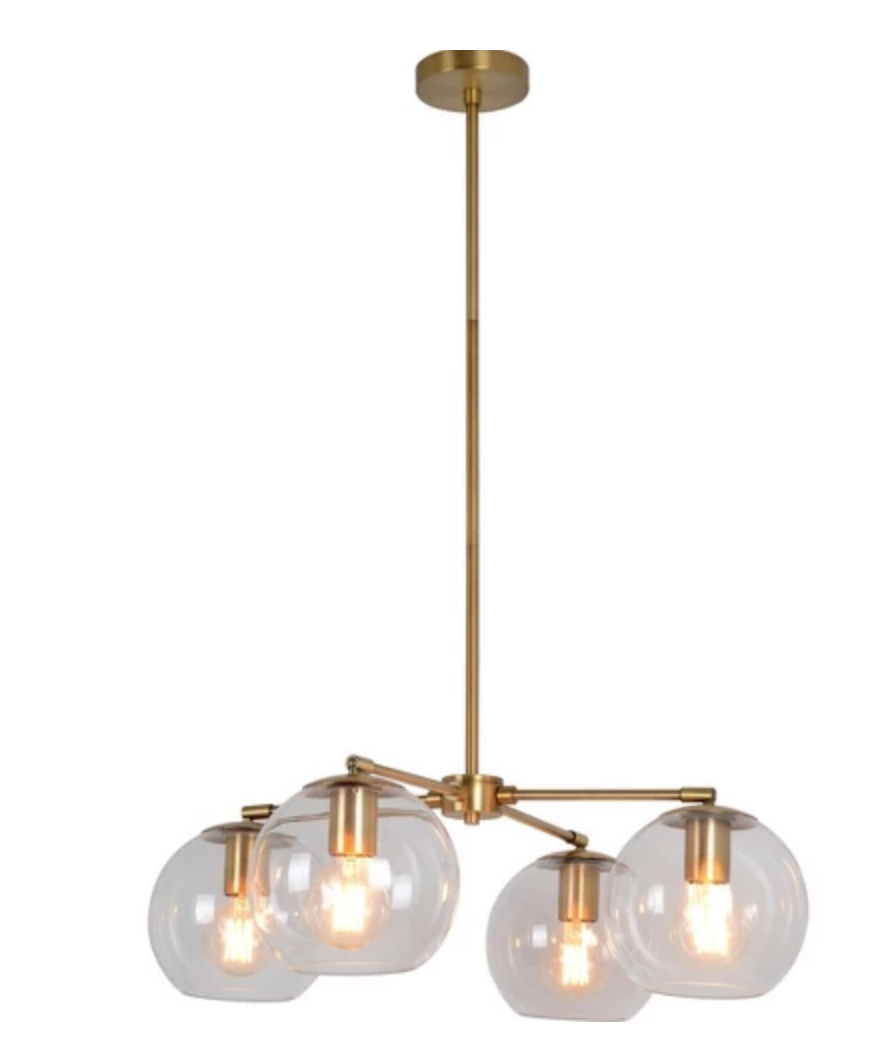 Menlo Four Globe Chandelier - $112.49