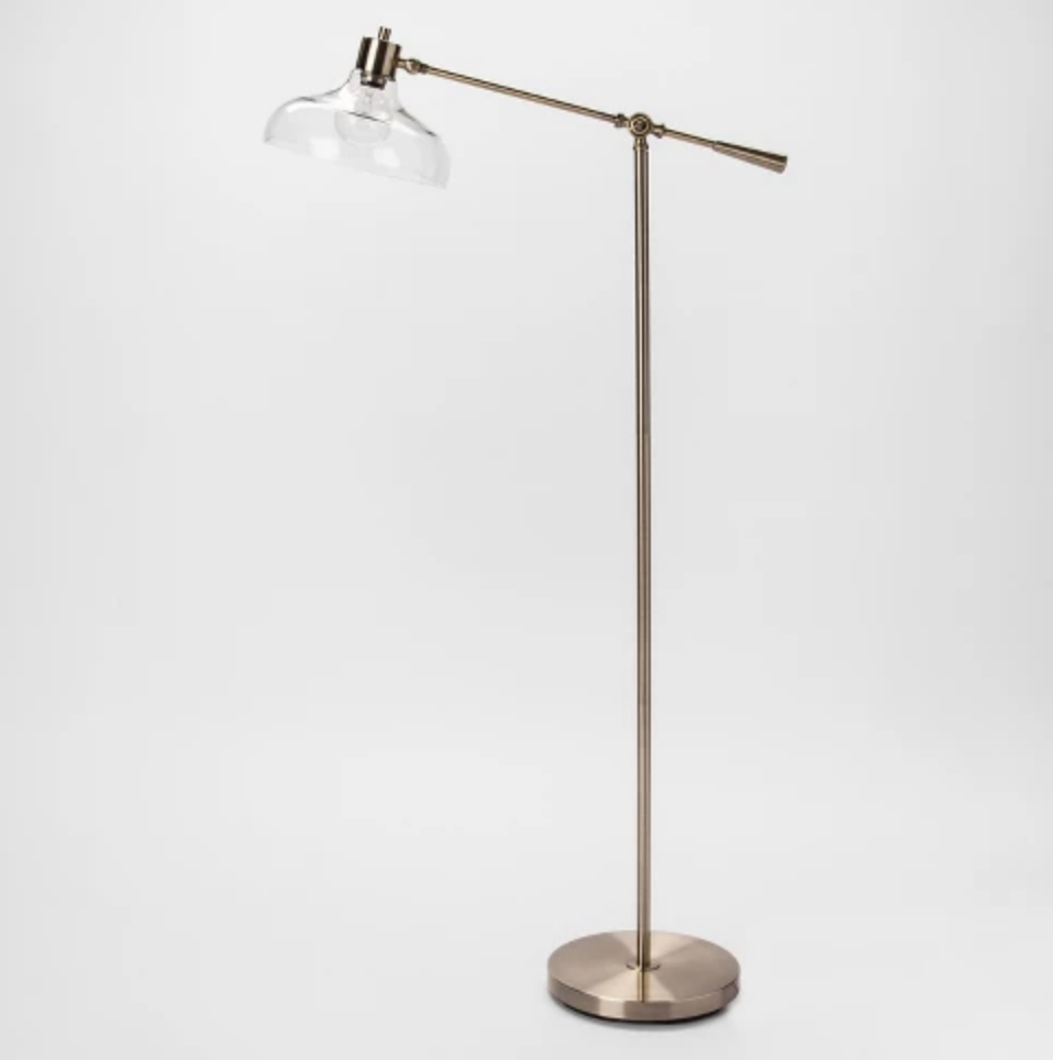 Crosby Glass Shade Floor Lamp - $59.99