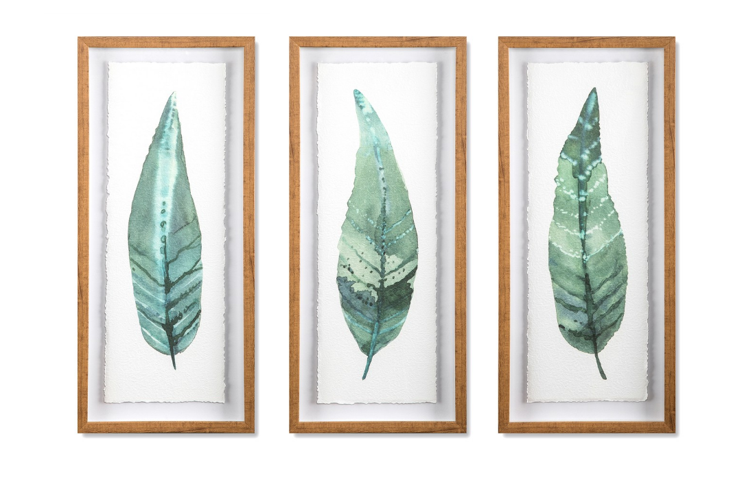 Set of 3 Framed Leaves - $69.99