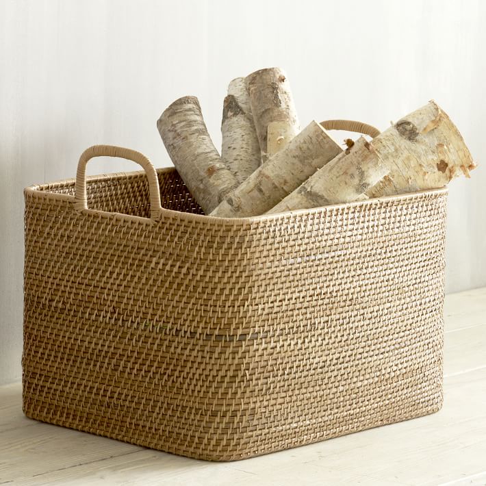 Modern Weave Oversized Storage Bin - $89