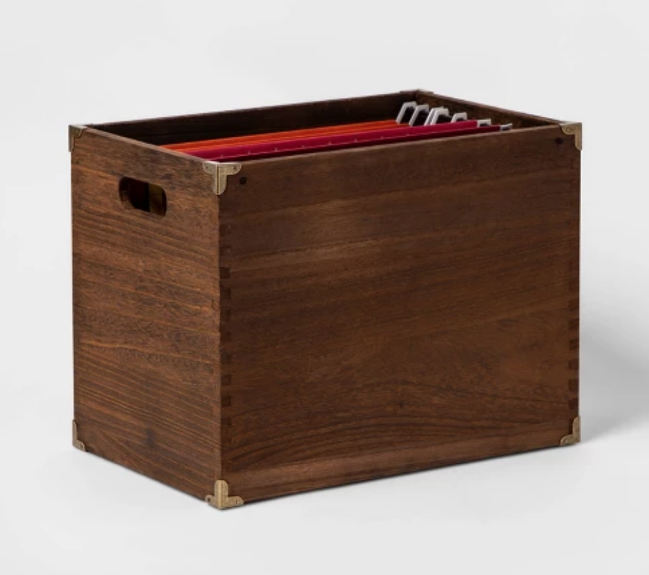 Wood File Holder - $16.99