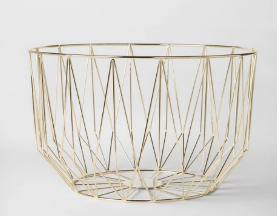 Decorative Basket - Gold - $19.99