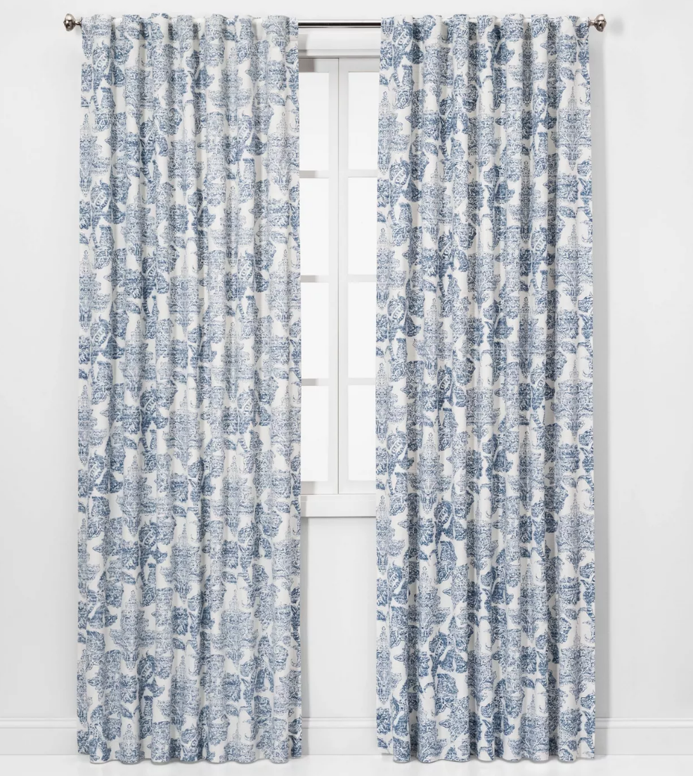 Charade Floral Light Filtering Curtain Panels - $23.74