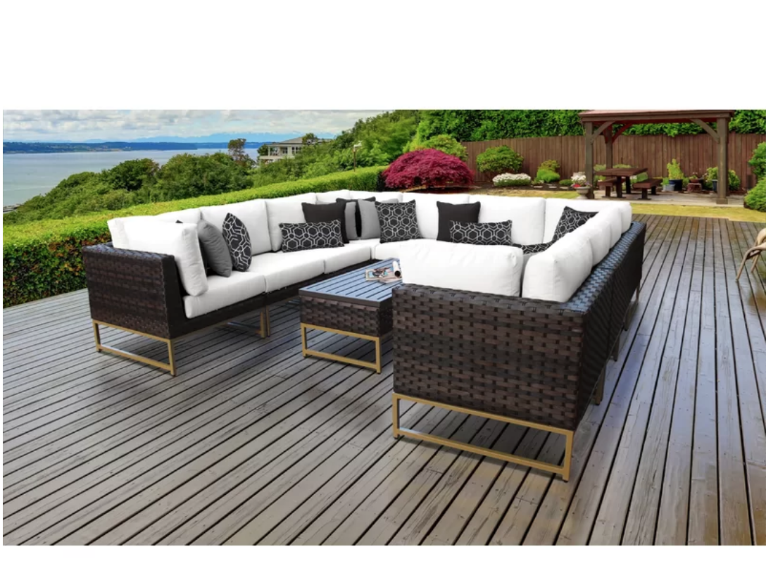 Mcclurg 11 Piece Sectional Seating Group with Cushions - $2,339.99