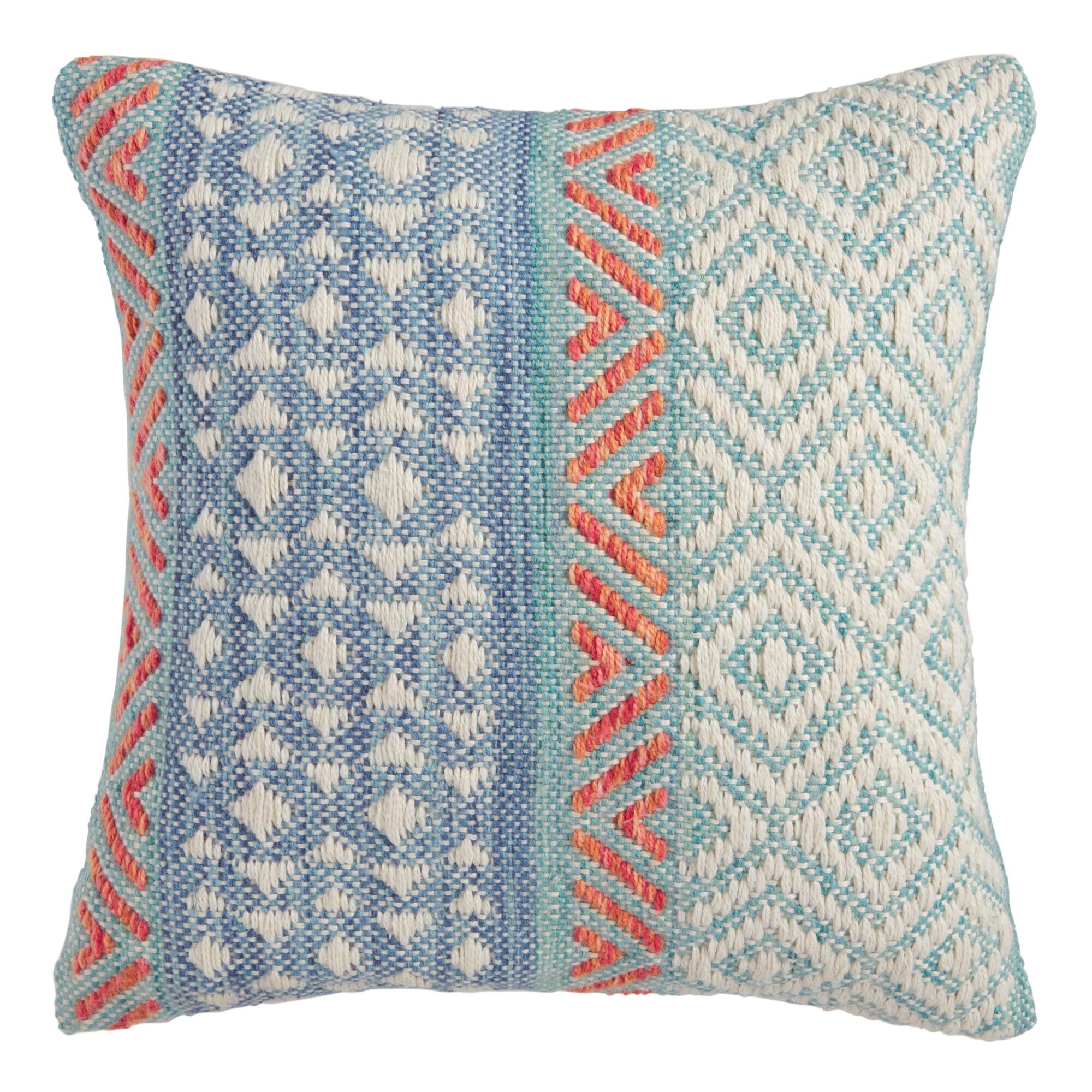 Dobby Woven Indoor Outdoor Throw Pillow - $24.49 from World Market