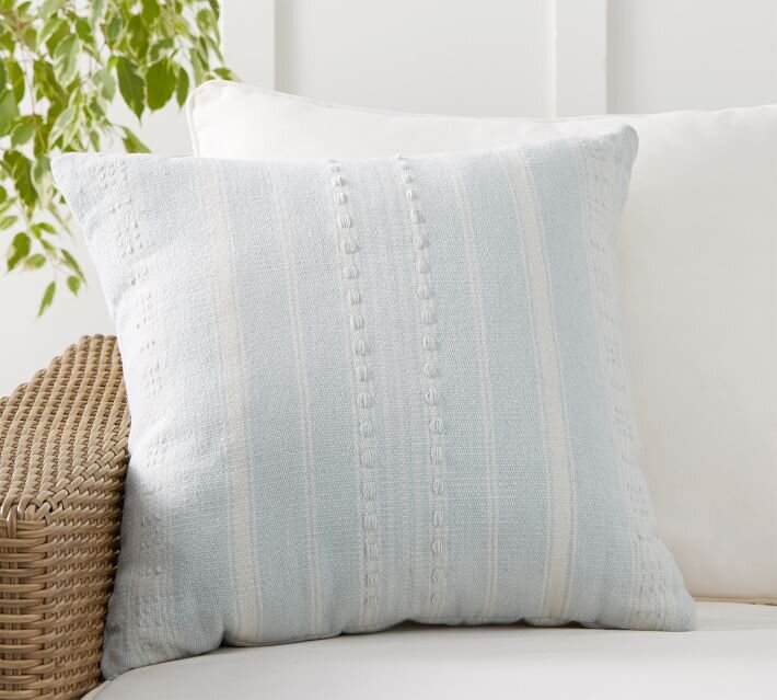 Airstream Striped Indoor/Outdoor Pillow - $69.50 from Pottery Barn