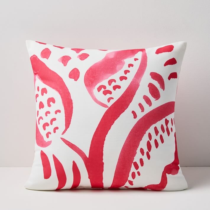 Outdoor Leaf Sketch Pillow - $14.99 from West Elm