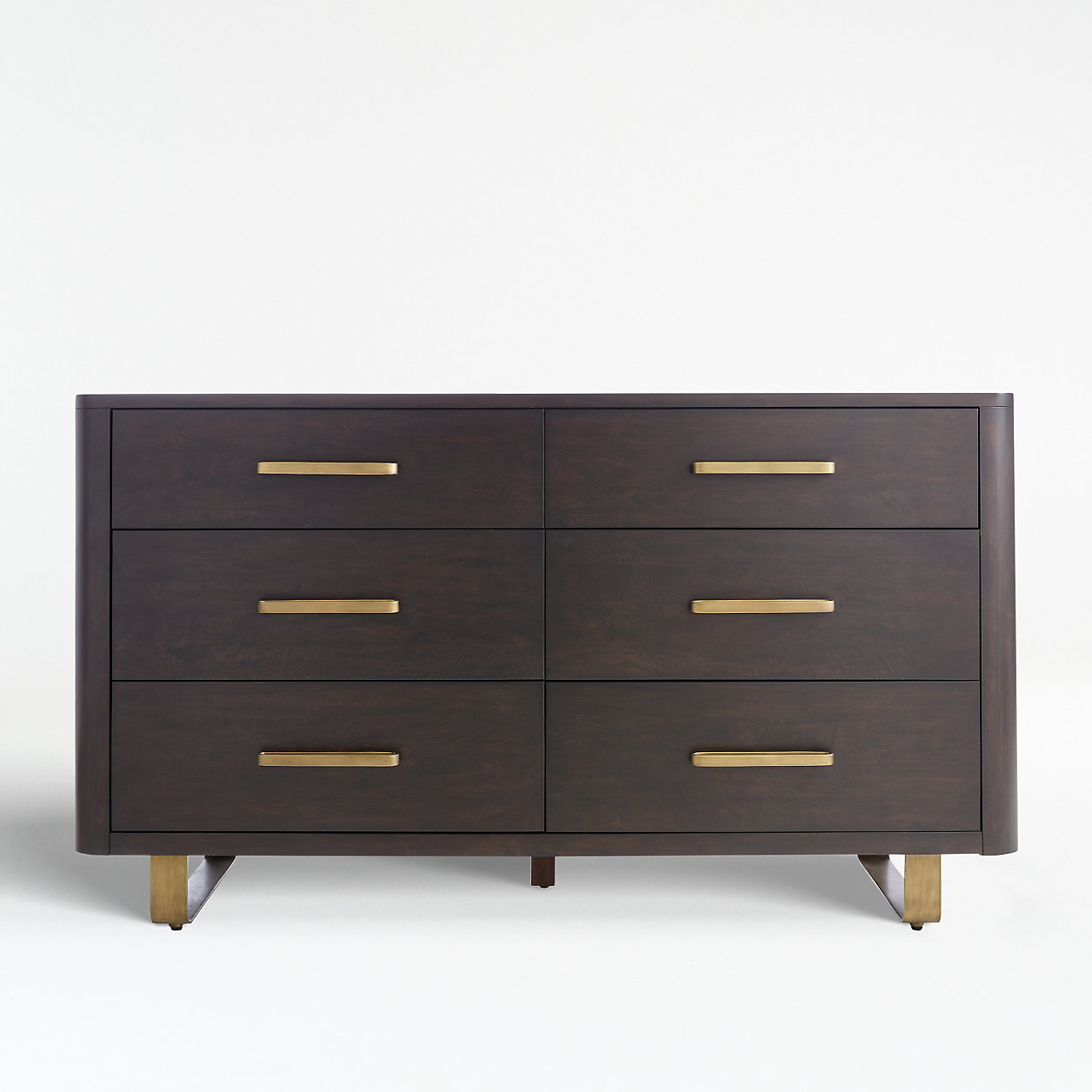 Crate &amp; Barrel - Gwen 6-Drawer Wood and Metal Dresser - $1,599 