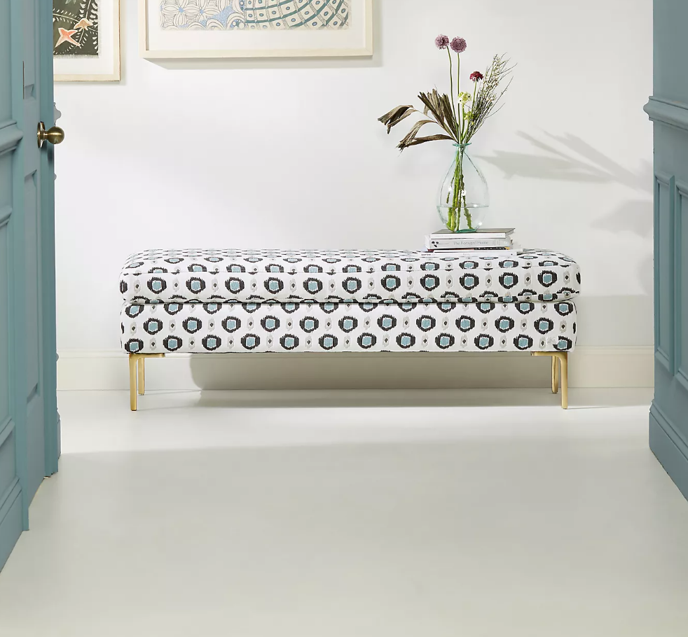 Dotted Edlyn Bench - $998 - Anthropologie