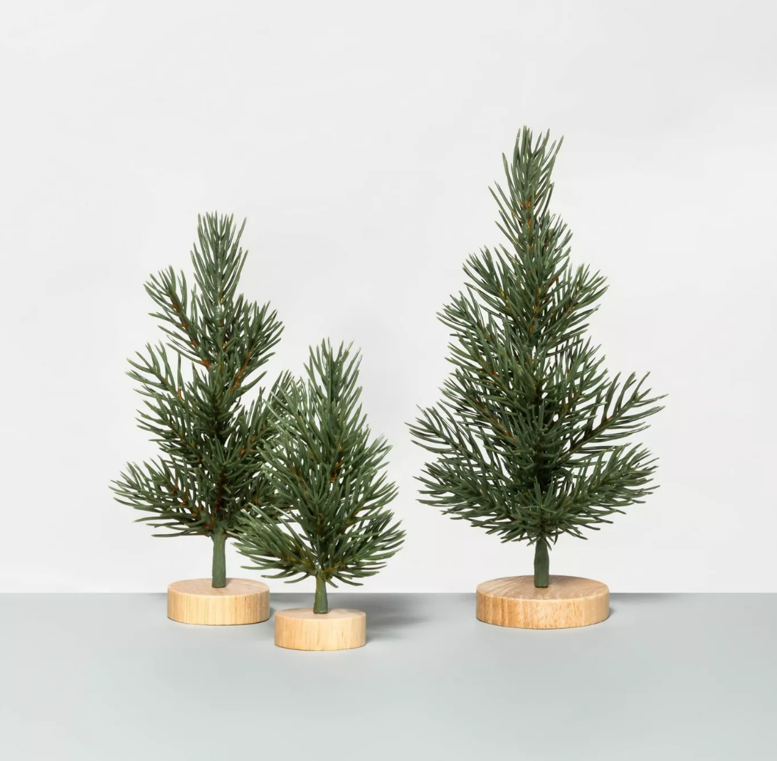 3ct Mini Pine Tree Set - $9.99
