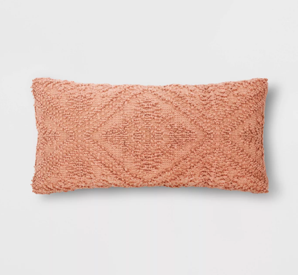 Tufted Terra Cotta Throw Pillow - $20 - Target