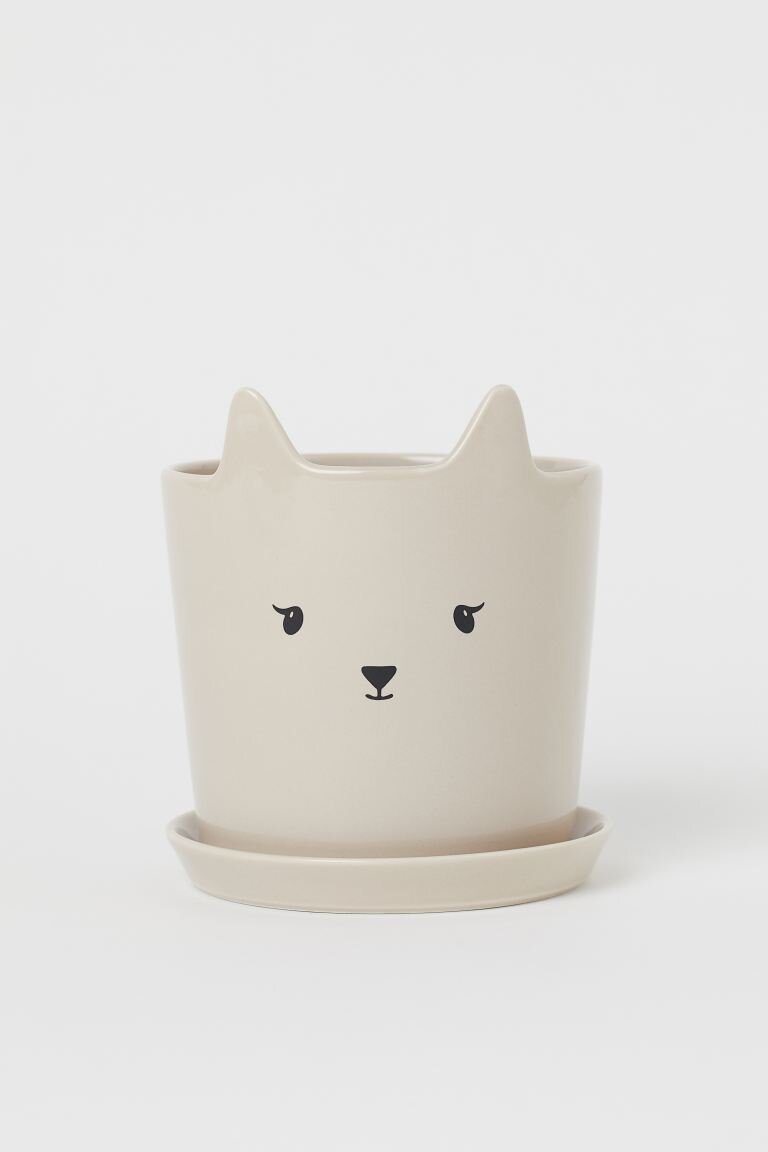 Plant Pot and Saucer - $14.99 - H&amp;M