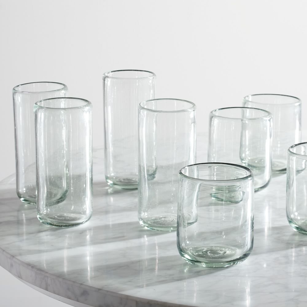 Recycled Mexican Glassware (Set of 4) - $29.40 - West Elm