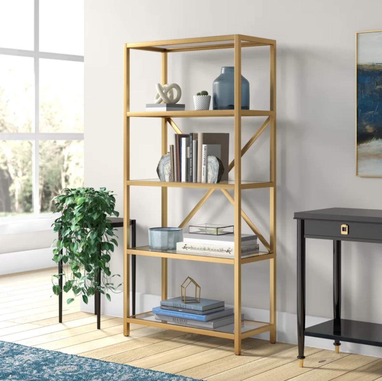 Joss &amp; Main - Feodora 30'' Etagere Bookcase - $245