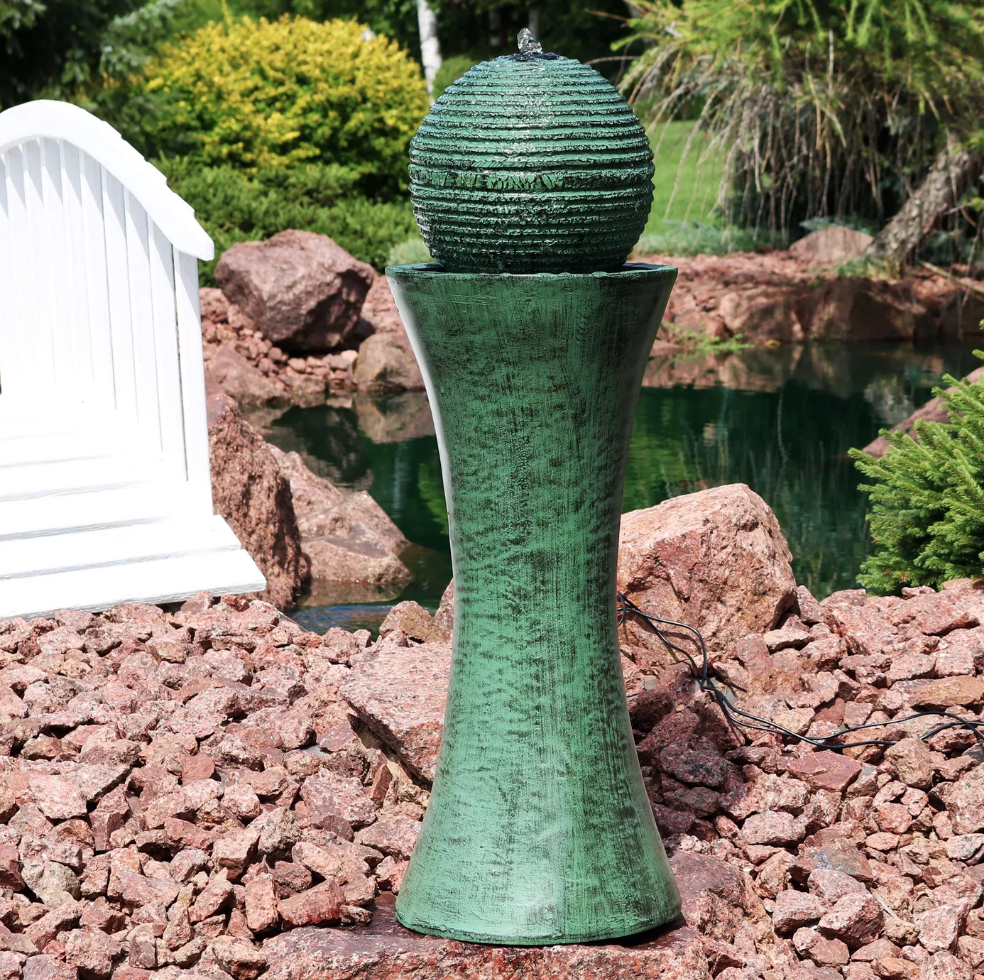 Target - Sunnydaze Outdoor Polyresin Desert Spring Solar Powered Water Fountain - $223.99