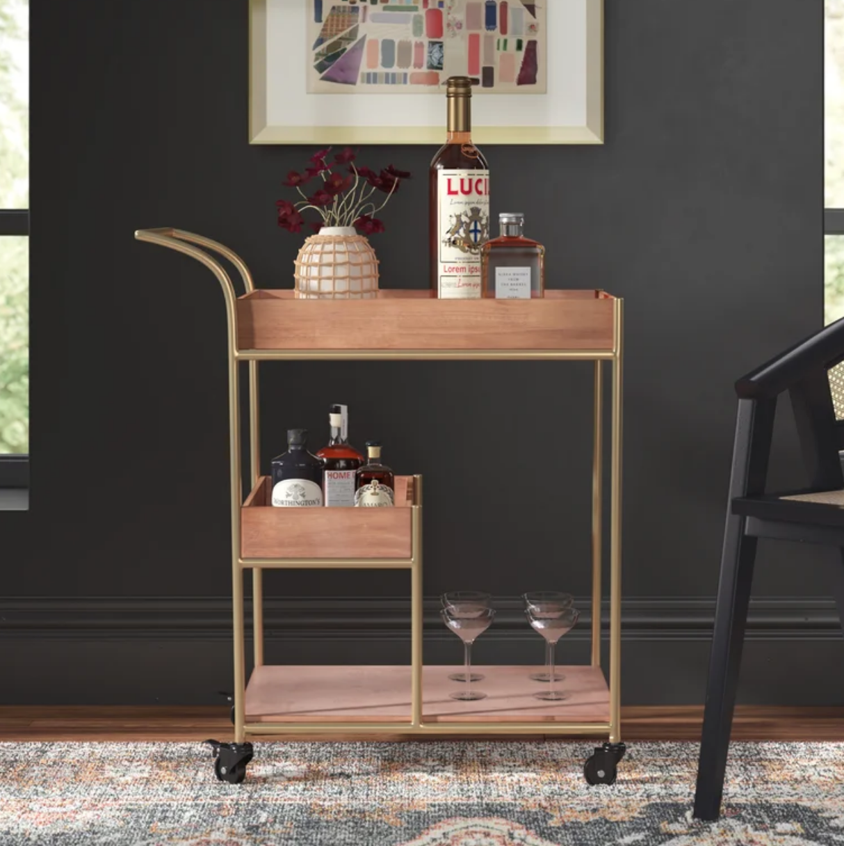 Jossa Bar Cart - Joss &amp; Main - $450