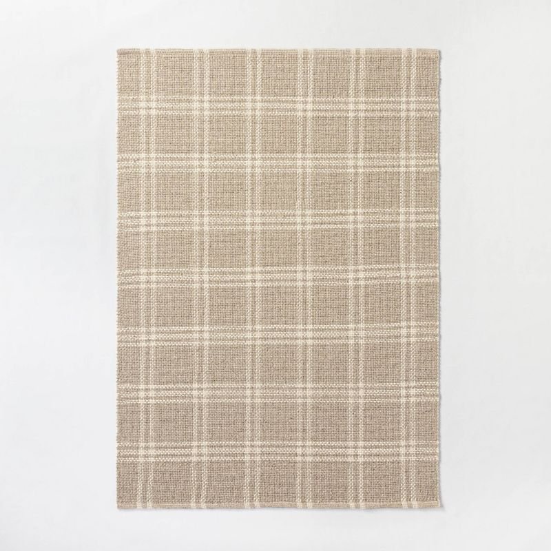 Cottonwood Plaid Wool/Cotton Area Rug - Target - $100