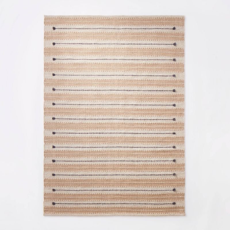 Striped/Clipped Yarn Rug - Target - $130