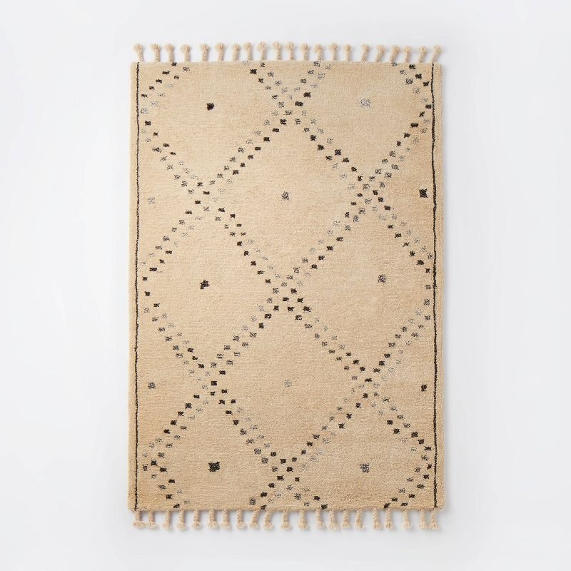 Tufted Rug Natural/Slate - Target - $180