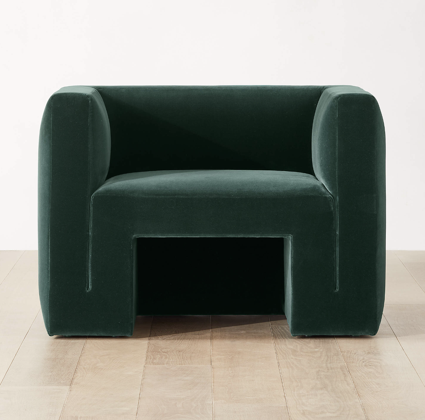 CB2 - $1099 - Matra Deep Teal Velvet Lounge Chair