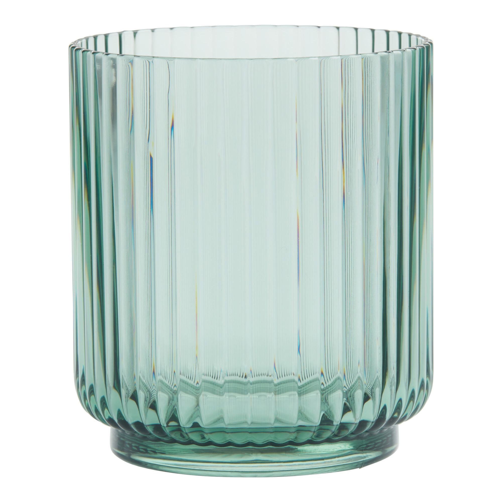World Market - $4.99 - Mesa Green Ribbed Acrylic Double Old Fashioned Glass