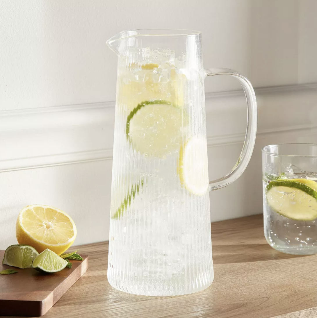 Target - $20 - Ribbed Glass Pitcher