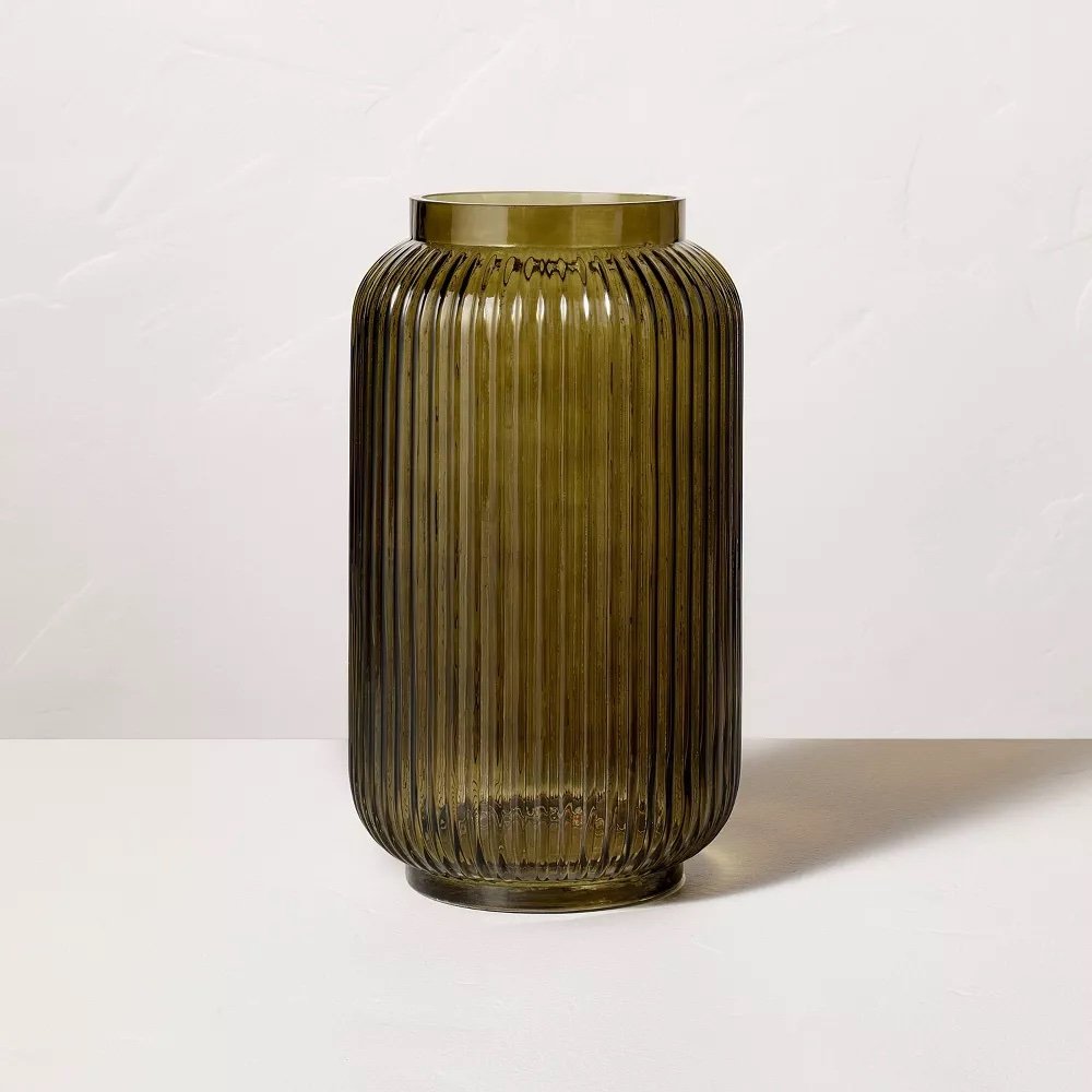 Ribbed Glass Jug Vase - $29.99