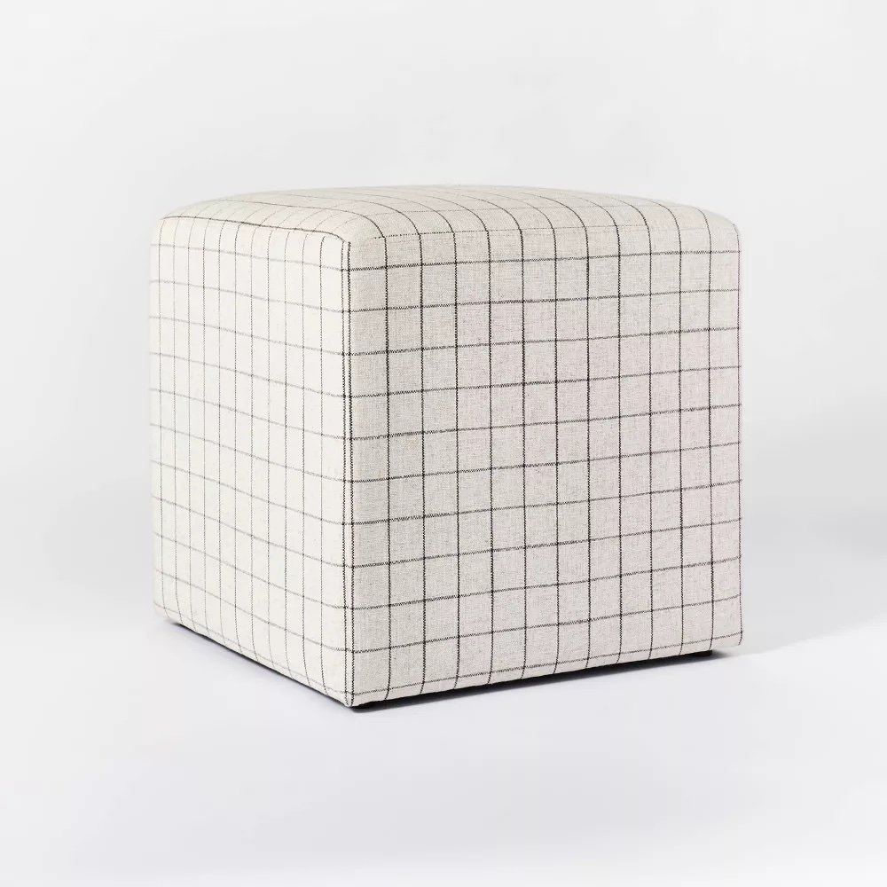 Lynwood Square Upholstered Cube - $100