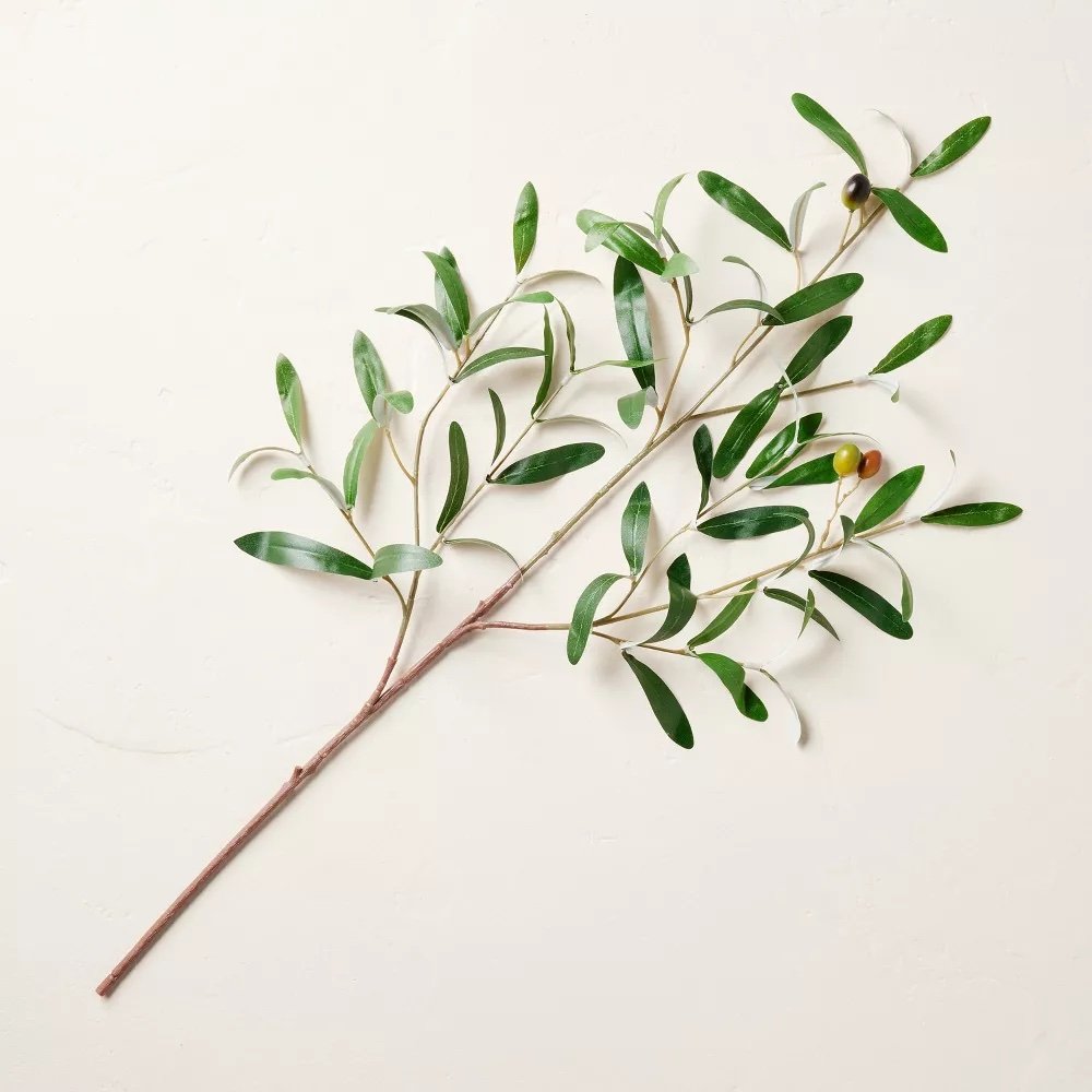 25" Faux Olive Stem - $4.99